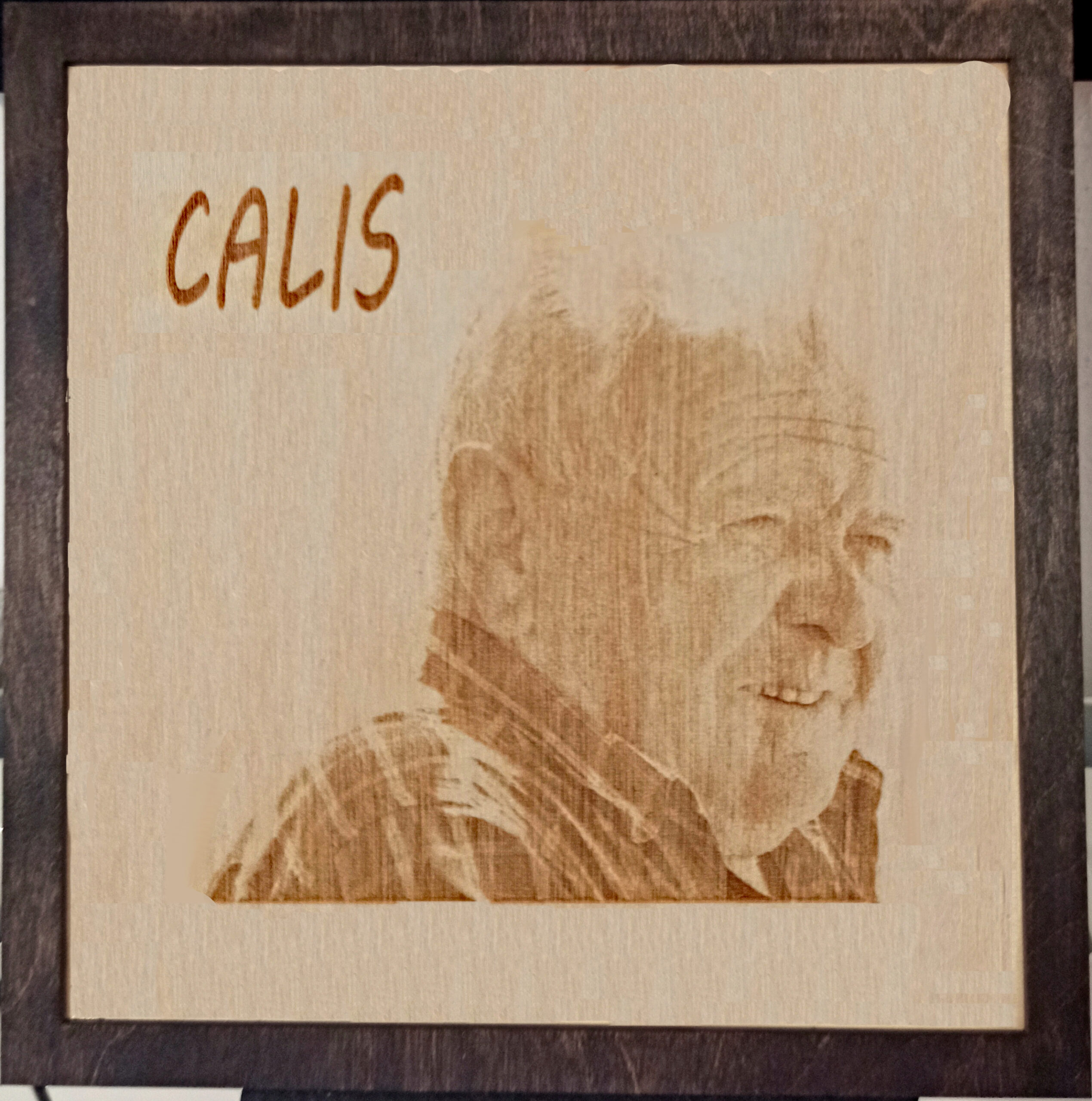 quadro fotoincisione su legno