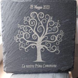 bomboniera in ardesia personalizzata