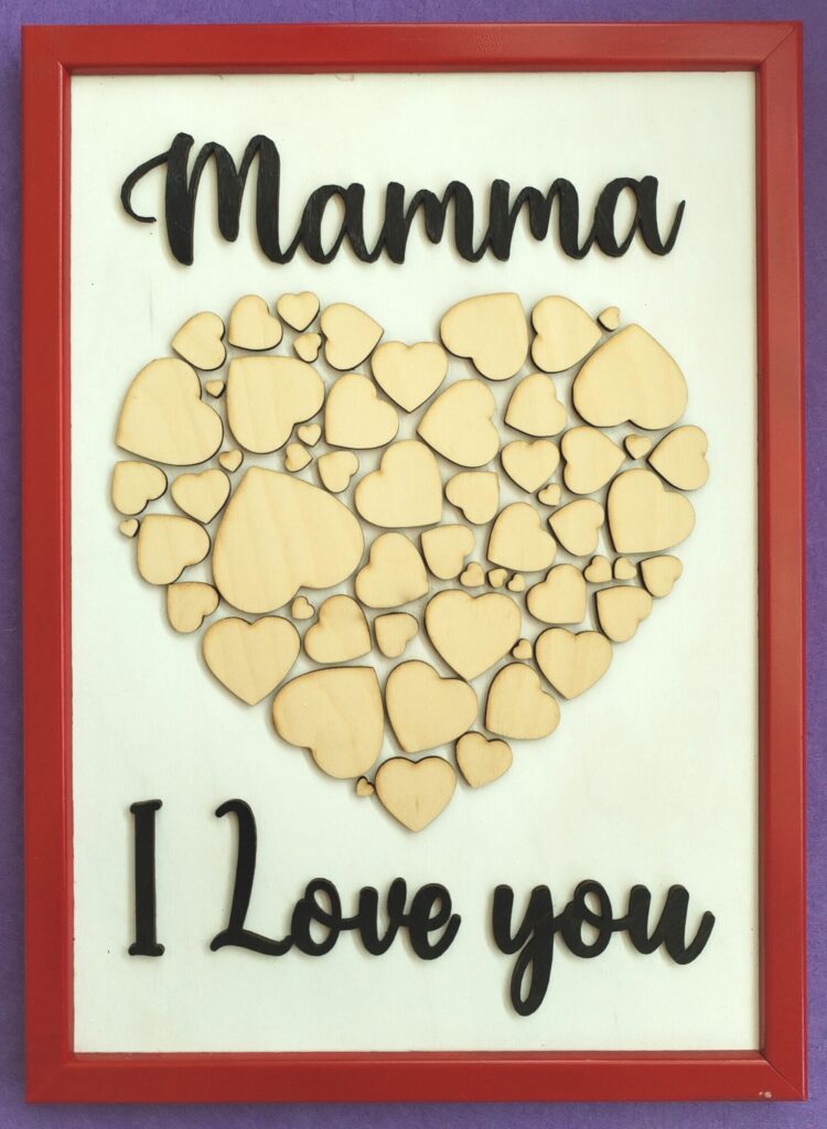 quadro mamma i love you