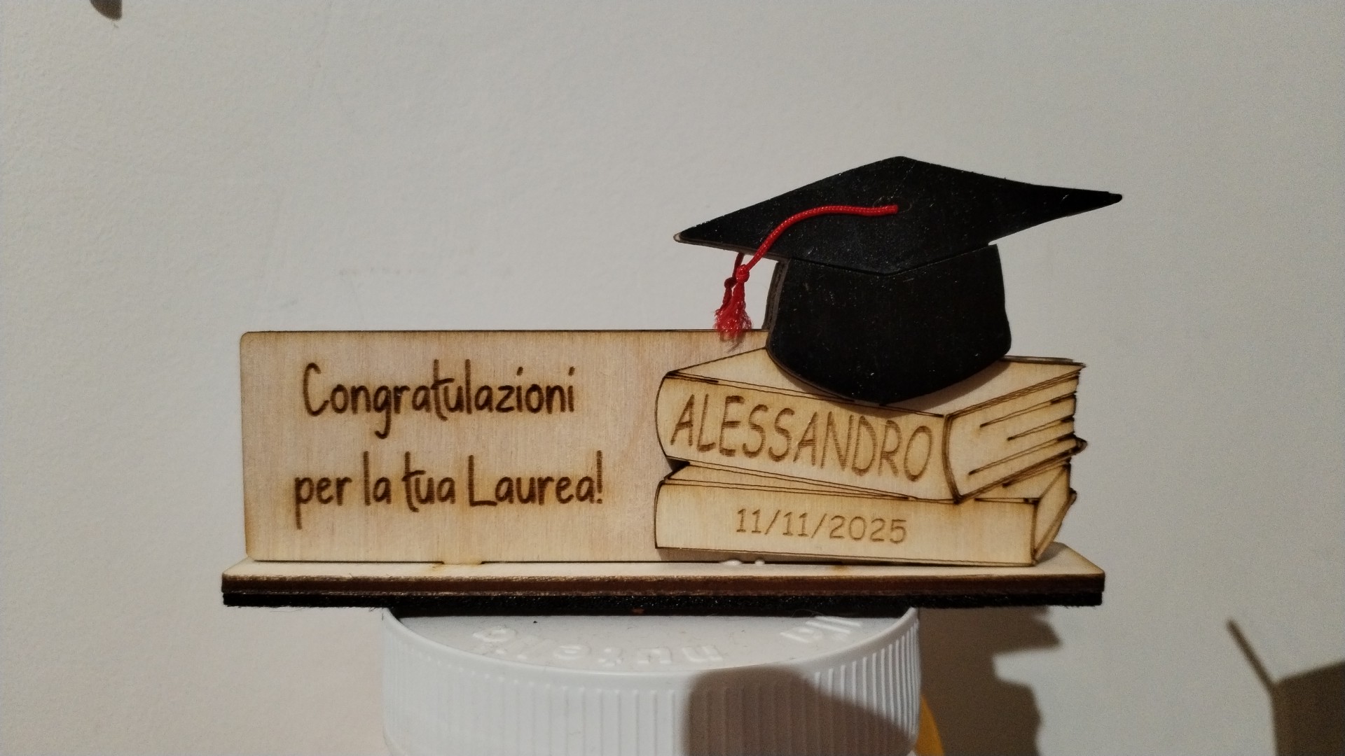 BOMBONIERA PORTA FOTO LAUREA